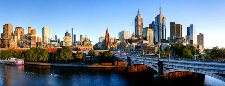 Melbourne office skyline